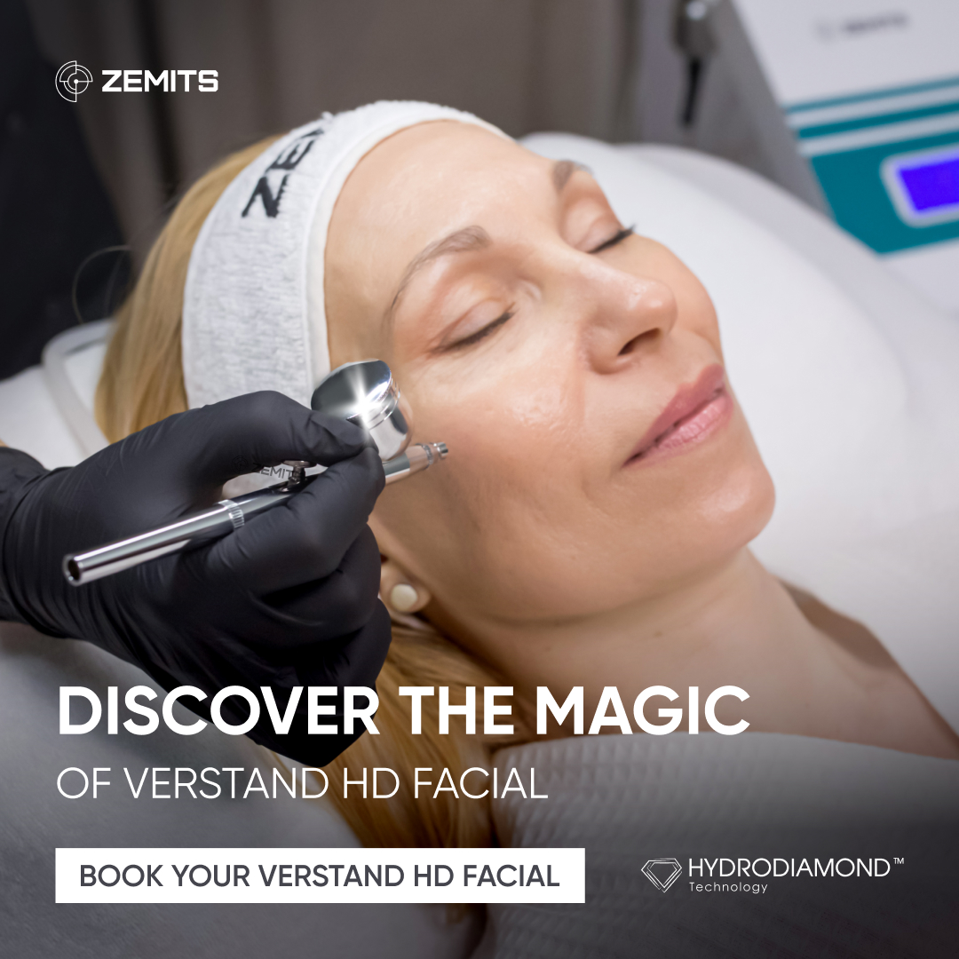 Hydrodiamonds face treatment before after facial